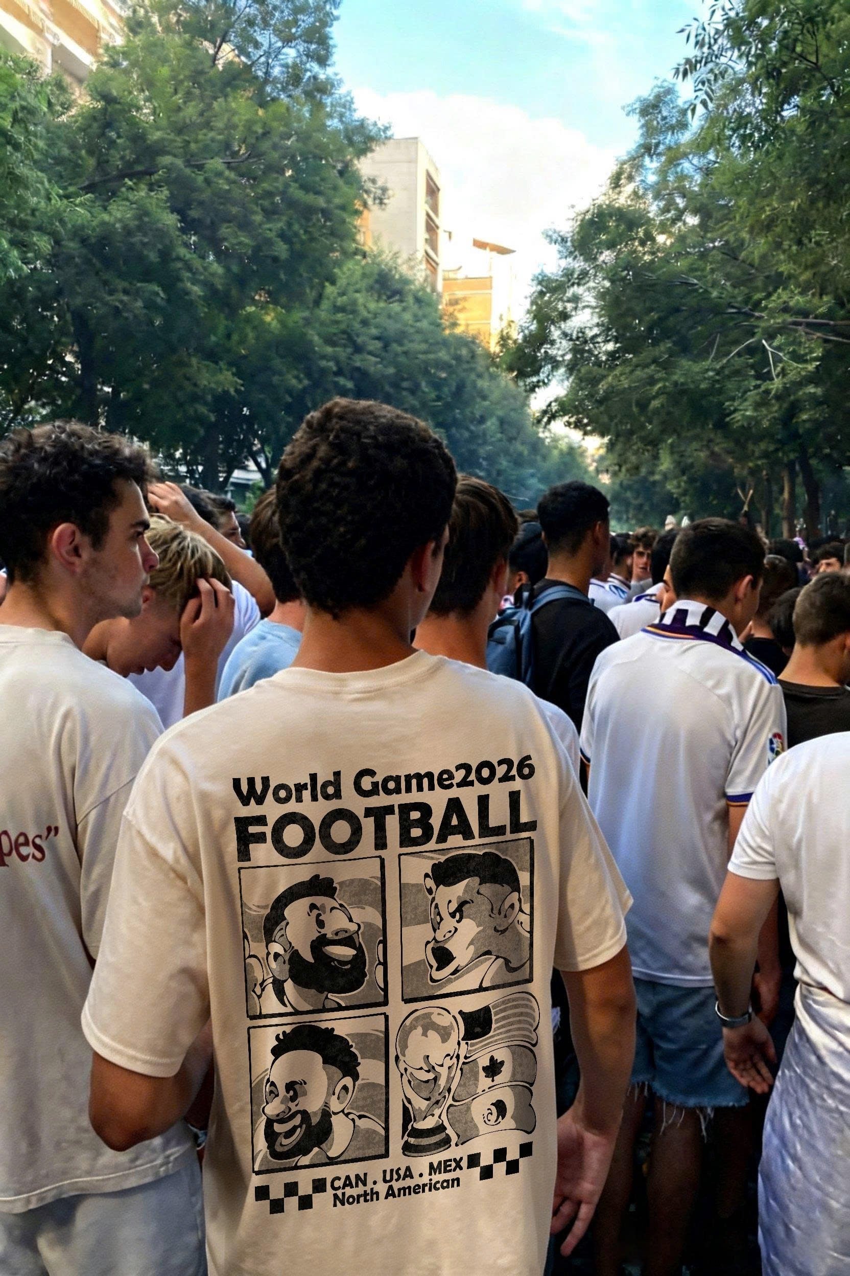 Retro Comic Soccer Tee, Football Legends Graphic Shirt, Vintage 2026
