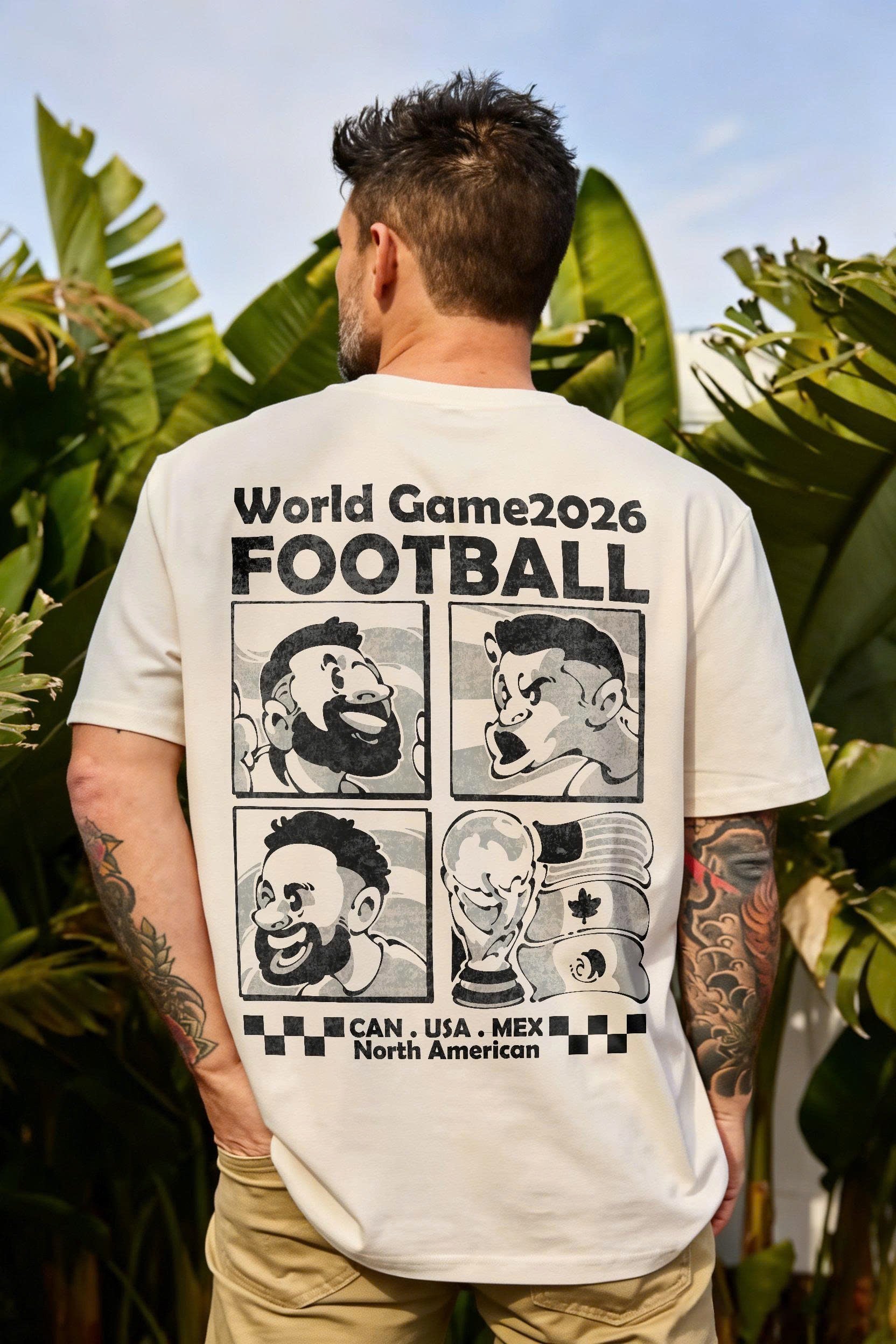 Retro Comic Soccer Tee, Football Legends Graphic Shirt, Vintage 2026